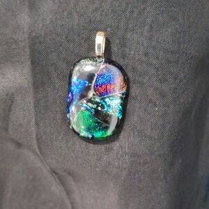 Multicolor Glass Pendant